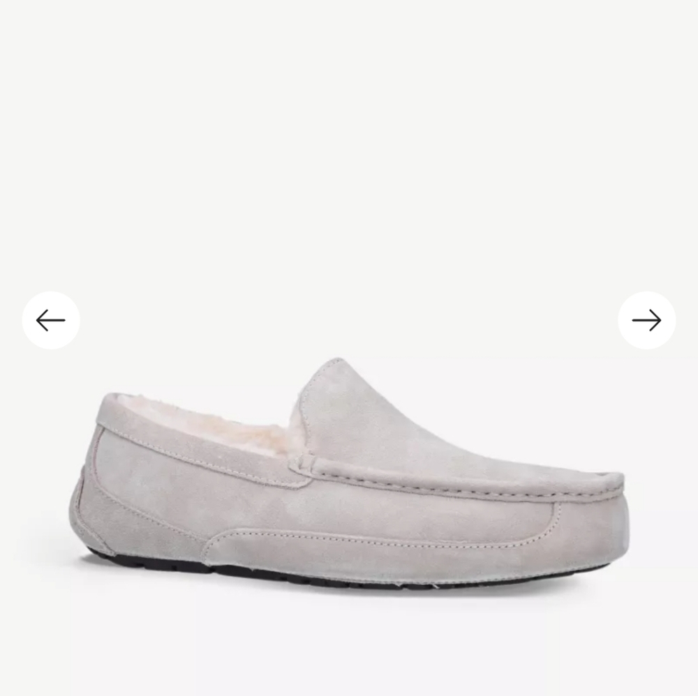 UGG Australia Ascot natural slippers Men's 10